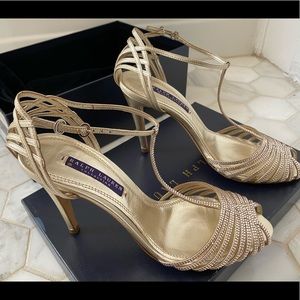 Sold. Ralph Lauren Collection Strappy Heels